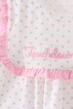 Pink Football Applique Ruffle Shorts Set - Aaria Tees Aaria Tees