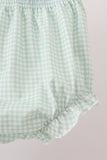 Sage Pumpkin Embroidered Bloomer Set Aaria Tees