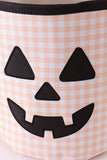 Apricot Pumpkin Applique Gingham Basket Aaria Tees
