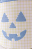 Yellow Pumpkin Applique Gingham Basket Aaria Tees