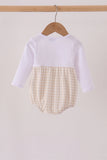 Khaki Puppy Fishing Embroidery Bubble - Aaria Tees Aaria Tees