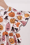 Pumpkin ruffle dress Aaria Tees