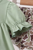 Camo Pumpkin Applique Bloomer Set - Aaria Tees Aaria Tees