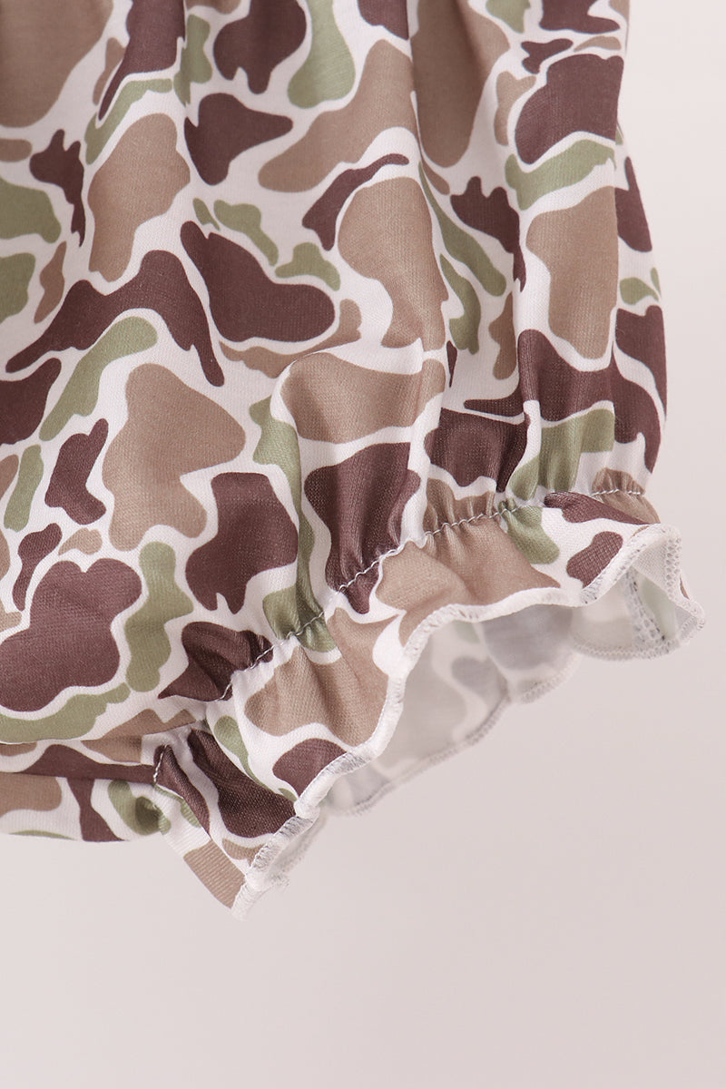 Camo Pumpkin Applique Bloomer Set - Aaria Tees Aaria Tees
