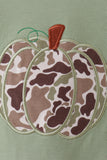 Camo Pumpkin Applique Romper - Aaria Tees Aaria Tees