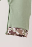 Camo Pumpkin Applique Romper - Aaria Tees Aaria Tees