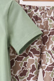 Camo Pumpkin Applique Pants Set - Aaria Tees Aaria Tees