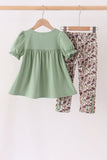 Camo Pumpkin Applique Ruffle Pants Set - Aaria Tees Aaria Tees