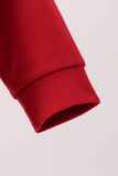 Maroon football bow sequin bubble Aaria Tees