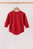 Maroon football sequin bubble Aaria Tees