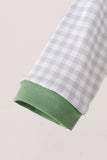 Green tools embroidery romper Aaria Tees