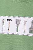 Green tools embroidery pants set - Aaria Tees Aaria Tees