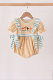 God is great god is good embroidery ruffle bubble Aaria Tees
