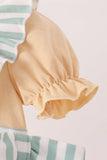 God is great god is good embroidery ruffle bubble Aaria Tees