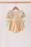 God is great god is good embroidery ruffle bubble Aaria Tees