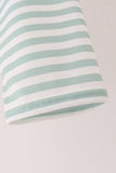 God is great god is good embroidery stripe pants set Aaria Tees