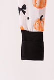 Bow pumpkin bamboo romper - Aaria Tees Aaria Tees