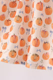 Pumpkin Bow Ruffle Pants Set - Aaria Tees Aaria Tees