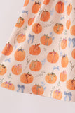 Pumpkin Bow Ruffle Bloomer Set - Aaria Tees Aaria Tees