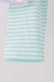 Green excavator french knot stripe pants set - Aaria Tees Aaria Tees