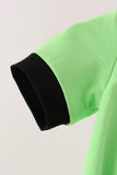Green embroidery bubble Aaria Tees