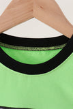 Green embroidery top Aaria Tees