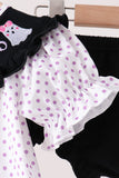 Black Ghost Embroidery Bloomer Set Aaria Tees