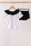 Black Ghost Embroidery Bloomer Set Aaria Tees