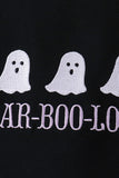 Black Ghost Embroidery Top Aaria Tees