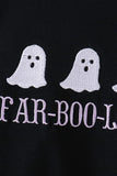 Black Ghost Embroidery Romper Aaria Tees