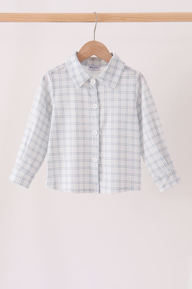 Plaid button down shirt - Aaria Tees