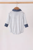 Teal pocket plaid bubble - Aaria Tees Aaria Tees