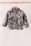 Neutral camouflage fleece jacket Aaria Tees
