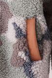 Neutral camouflage fleece jacket Aaria Tees