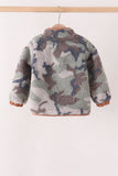 Neutral camouflage fleece jacket Aaria Tees