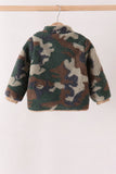Forest camouflage fleece jacket Aaria Tees