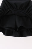 Pink Ghost Embroidery Ruffle Skorts Set - Aaria Tees Aaria Tees
