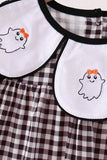 Pink Ghost Embroidery Pants Set - Aaria Tees Aaria Tees