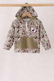 Camouflage deer embroidery hoodie Aaria Tees