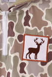 Camouflage deer embroidery hoodie Aaria Tees