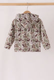 Camouflage deer embroidery hoodie Aaria Tees