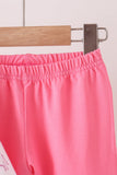 Pink Cowboy boots Smocked Pants Set Aaria Tees