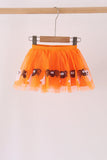 Orange spider sequin tutu skirts Aaria Tees