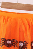 Orange spider sequin tutu skirts Aaria Tees