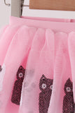 Pink ghost sequin tutu skirts Aaria Tees