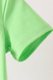 Green car embroidery top Aaria Tees
