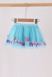 Blue sweet sequin tutu skirts Aaria Tees