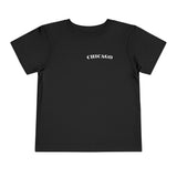 Mystery Noir Chicago Skyline Sunset Unisex Toddler Short Sleeve Tee - Aaria Tees Aaria Tees