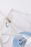 White clear waterproof beach travel bag - Aaria Tees Aaria Tees