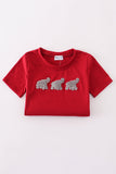 Alabama elephant french knot top - Aaria Tees Aaria Tees